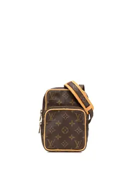 Louis Vuitton Pre-Owned: Коричневая сумка через плечо 