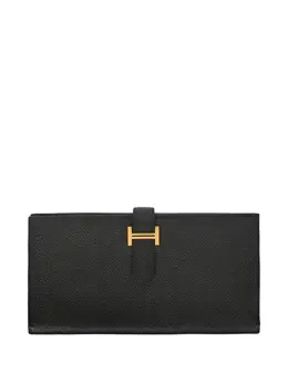 Hermès Pre-Owned: Чёрный кошелёк 