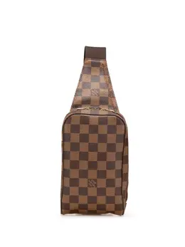 Louis Vuitton Pre-Owned: Коричневая сумка через плечо 