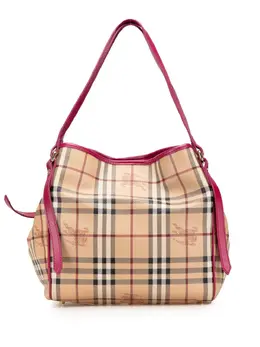 Burberry Pre-Owned: Коричневая сумка-шоппер 