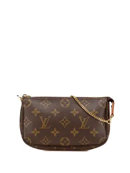 Louis Vuitton Pre-Owned: Коричневая сумка 