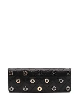 CHANEL Pre-Owned: Чёрный клатч 