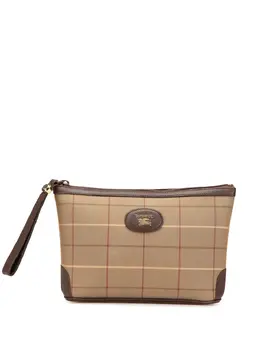 Burberry Pre-Owned: Коричневый клатч 
