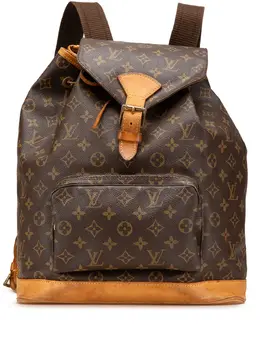 Louis Vuitton Pre-Owned: Коричневый рюкзак 