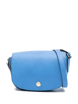 Longchamp: Голубая сумка через плечо 