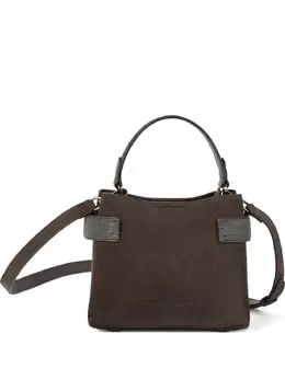 Brunello Cucinelli: Коричневая сумка-шоппер 