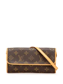 Louis Vuitton Pre-Owned: Коричневая сумка через плечо 
