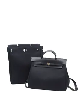 Hermès Pre-Owned: Чёрный рюкзак 