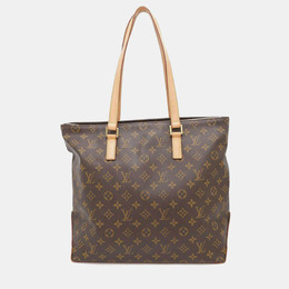 Louis Vuitton: Коричневая сумка-шоппер 