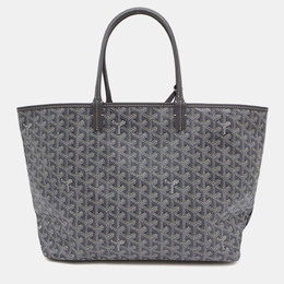 Goyard: Серая сумка-шоппер 