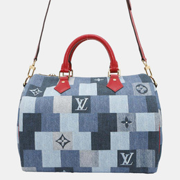 Louis Vuitton: Голубая сумка  Speedy