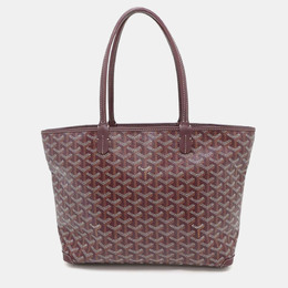 Goyard: Бордовая сумка-шоппер 