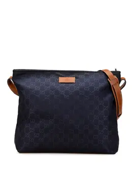 Gucci Pre-Owned: Голубая сумка через плечо 