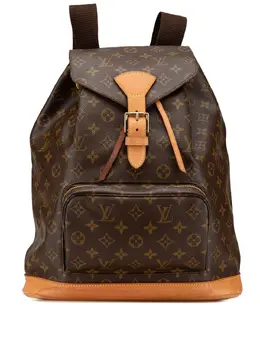 Louis Vuitton Pre-Owned: Коричневый рюкзак 