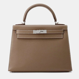 Hermes: Коричневая сумка  Kelly 28