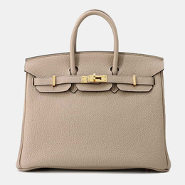Hermes: Бежевая сумка  Birkin 25