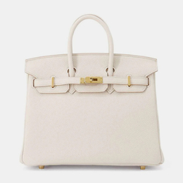 Hermes: Белая сумка  Birkin 25