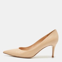 Gianvito Rossi: Бежевые туфли 