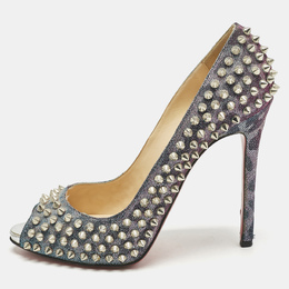 Christian Louboutin: Многоцветные босоножки 