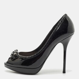 Dior: Чёрные босоножки 