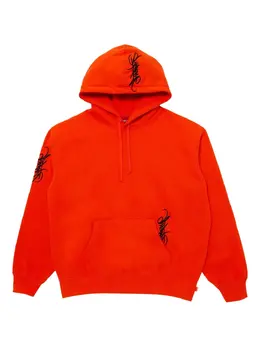 Supreme: Оранжевая толстовка 