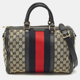 Gucci: Синяя сумка  Web