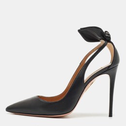 Aquazzura: Чёрные туфли  Bow Tie