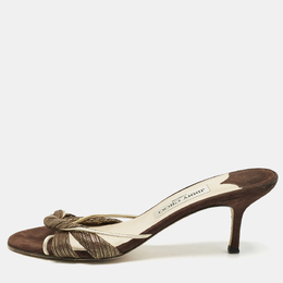 Jimmy Choo: Коричневые сандалии 