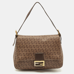 Fendi: Коричневая сумка  Forever