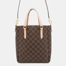 Louis Vuitton: Коричневая сумка-шоппер 