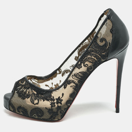 Christian Louboutin: Чёрные босоножки 