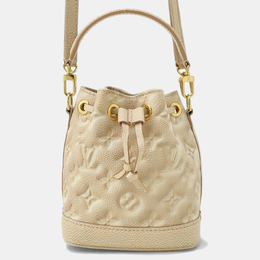 Louis Vuitton: Бежевая сумка 