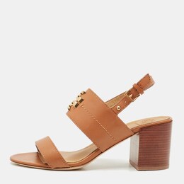 Tory Burch: Коричневые сандалии 