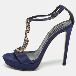 Roberto Cavalli: Фиолетовые сандалии 