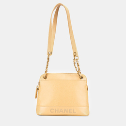Chanel: Жёлтая сумка 