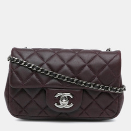 Chanel: Фиолетовая сумка 