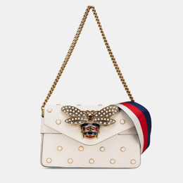 Gucci: Белая сумка 