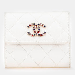 Chanel: Белый кошелёк 