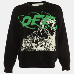 Off-White: Трикотажный свитер 
