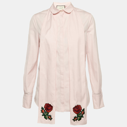 Gucci: Розовая рубашка 
