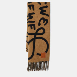 Loewe: Бежевый шарф  Anagram
