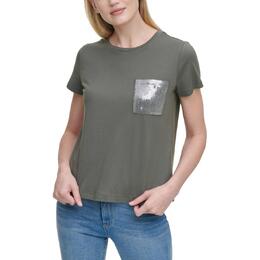 DKNY: Футболка с карманами 