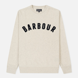 Barbour: Бежевая толстовка 