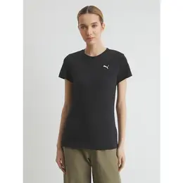 PUMA: Чёрная футболка  Ess