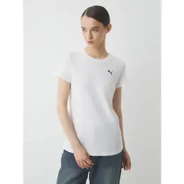 PUMA: Белая футболка  Ess