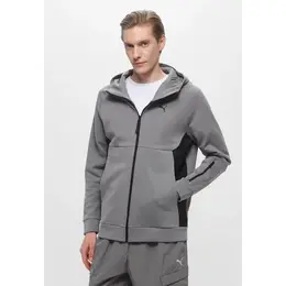 PUMA: Серая толстовка 