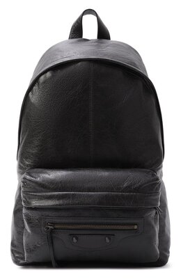 Balenciaga: Чёрный рюкзак 