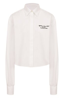 Off-White: Хлопковая рубашка 
