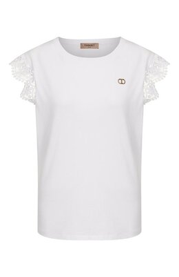 Twinset: Хлопковая футболка 