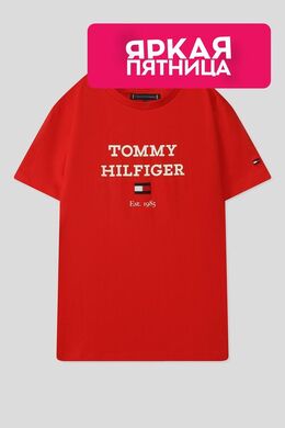 Tommy Hilfiger: Хлопковая футболка 